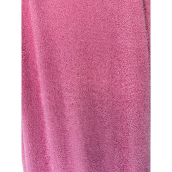 Intimately Free People Pink Fuzzy Girls Night In Maxi Pullover Dress Size Medium - Picture 7 of 13